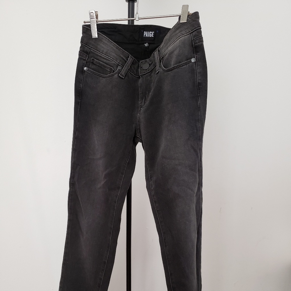 Paige Skyline Ankle Peg Grey Skinny Sz 23 NWT